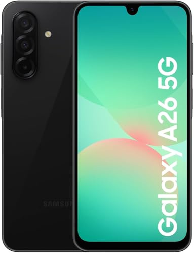 Samsng Galaxy A26 5G Smartphone, Awesome Intelligence, 8GB Memory, 128 GB Storage, 50MP Camera (Black)