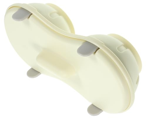 POPETPOP Escalfador de Huevos para Microondas Estructura Desmontable y Tapa Beige Molde Reutilizable de Plástico PP para Cocinar Huevos al Vapor Fácil de Limpiar en Cocina