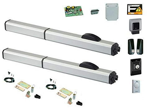 FAAC 400 SBS 230V 2 ANTE 7 MT KIT CANCELLO BATTENTE AUTOMATICO APRI 104203