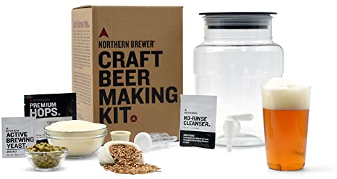Northern Brewer - Siphonless 1 Gallon Craft Beer Making Starter Kit, Equipment and Beer Recipe Kit (Pale Ale)