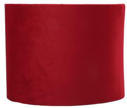 Ovale Lampe e, Oval Lampe e Stoff Lampenschirm E27 E14 Universal Verwendung Für Tisch Stehleuchte Moderne Lampenabdeckung D Lampe ECloth Lampenschirm Modern (WINE RED)