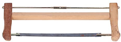 Scie à Main, Acier de Manganèse Portable, sans Fatigue, Poignée Audacieuse, Scie à Cadre, Outil de Coupe du Bois pour le Travail du Bois Tuyaux de Bricolage (Grande taille (580 mm))