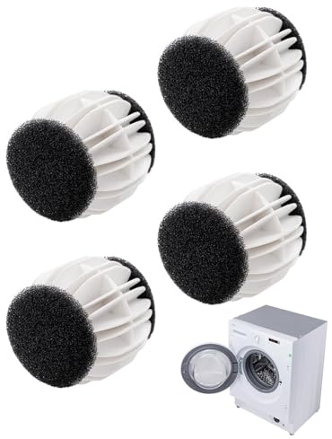 HUVZOR 4 piezas Bolas Atrapa Pelos Lavadora,Atrapa Pelos Lavadora Mascotas,Reutilizable Quita Pelos Mascota Recoge Pelusas Lavadora Bola de Lavado para Eliminar El Pelo De Las Mascotas