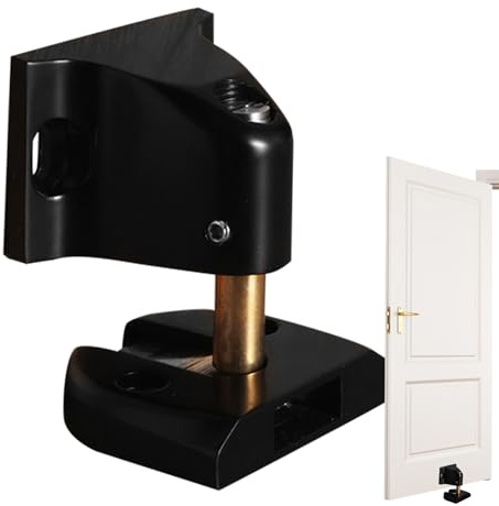 Bodentürstopper, mechanischer Bodenschnapper – leiser Bodentorblock aus Zinklegierung, für Zuhause, Wohnzimmer, Küche, Garage, Wohnung, Eingangsbereich