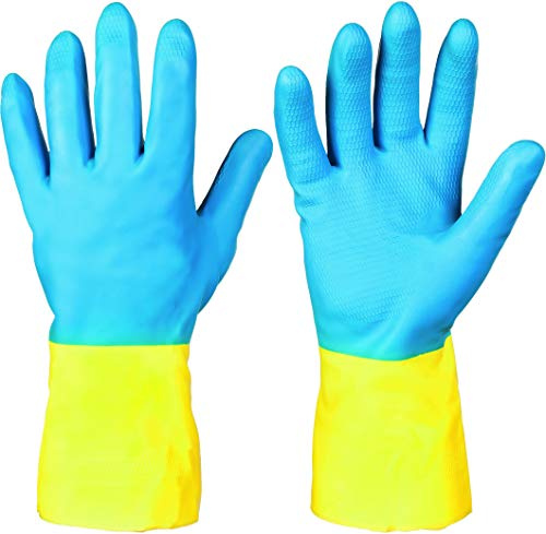 Industrie Gummihandschuh Stronghand KENORA blau-gelb Größe 11 lebensmittelgeeignet und chemikalienbeständig