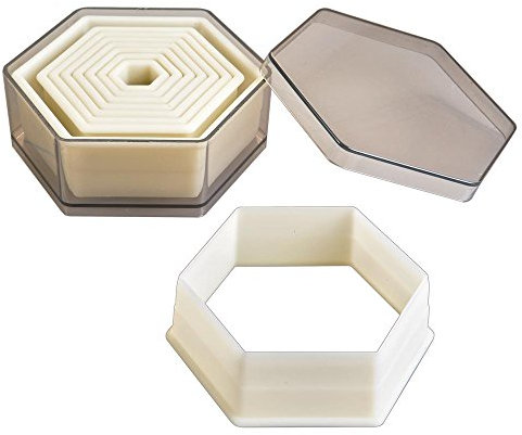 Ibili - Cortapastas Profesional Hexagono Liso (9 Pc)