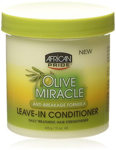 African Pride Olive Miracle Anti-Breakage Leave-In Conditioner 425g/15oz