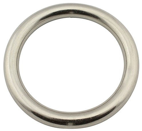 Edelstahl Ringe (geschweißt und poliert) - 3x20 mm - (Menge: 10 Stück) - rostfreier Edelstahl A4 (V4A) - SC-Normteile