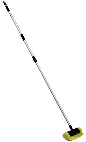 GT Market Autowaschbürste New-Profi, Teleskopstange bis 250 cm, kurzes Ventil