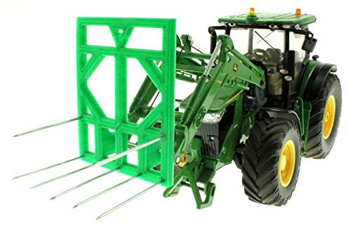 Hoch-Ballengabel für Siku Control 32 Frontlader 6777 6778 6792 6793 (Grün)