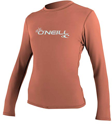 O'Neill Wetsuits Kvinnors mäns basic skinn kortärmad solskjorta hudutslag väst, lätt grapefrukt, S