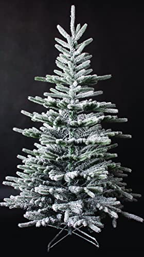 4FT Californian Pine Snow Covered Green 194 Tips Bushy Artificial Plain Christmas Tree Holiday Deluxe Xmas Festive Home Decorations