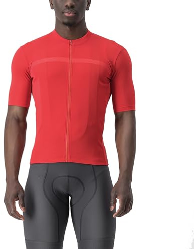 CASTELLI Maillot Classifica – Maillot de Ciclismo para Hombre, Transpirable, Ligero y cómodo para largas distancias