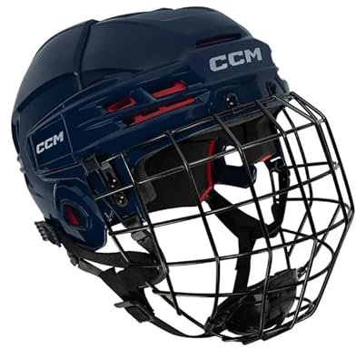 CCM Tacks 70 Helm Combo Senior, Größe:S, Farbe:Navy