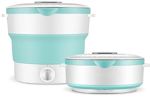 1,2L Bouilloire Électrique Pliable De Voyage Portable Bouilloire En Silicone Poêle Électrique Cuiseur Vapeur En Silicone Cuisinière Électrique Protection Contre L'ébullition À Sec Rangement Pliable