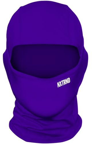 Nxtrnd Breathable Ski Mask, Lightweight Balaclava, Moisture-Wicking Shiesty (Purple)