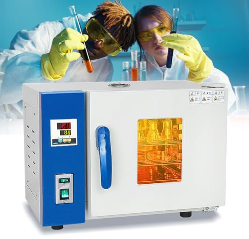 Horno De Secado Rápido A Temperatura Constante, Horno De Secado Por Convección Por Gravedad De Temperatura Constante De Sobremesa Digital, Horno De Laboratorio De Convección De Aire(Color:Galvanizado)