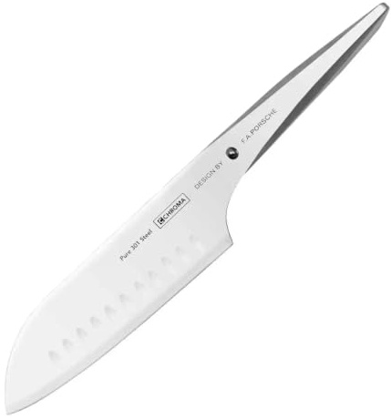 Chroma Type 301 P-21 Santoku mit Kullenschliff 17,8 cm