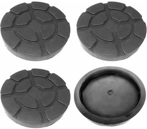 Stranieri Set 4 Pezzi TAMPONI D. 125 mm per Ponti SOLLEVATORI A 2 colonne compatibili ravaglioli in Vera Gomma