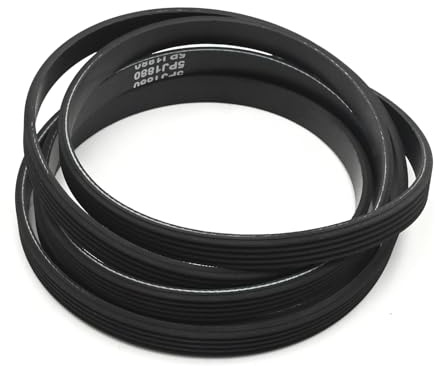 Hoypeyfiy 5PJ1880 Umfang 1880 MM, Breite 11,7 MM Keilrippenriemen, Gummi-Antriebsriemen Trommelriemen, Ersatz für Miele Wäschetrockner