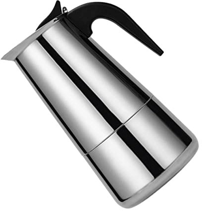 HOMOBABE Caffettiera Elettrica Acciaio Inossidabile Per Uso Domestico e Ufficio Facile Da Usare Accessori Da Cucina Per Espresso e Caffè