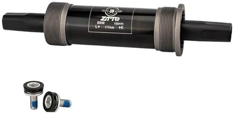 YATINGZHANG Movimento Centrale Perno Quadro Movimento Centrale Conico Quadrato for Bici da 80 mm e 100 80x142 100x155 100x177 ASSE for Foro for Neve grassa(100x177L)