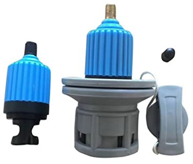 Mikinona Sup Pump Adapter Luftventil Standard Luftpumpen für Elektrische und Manuelle Pumpen Kompatibel mit Kajak und Aufblasbarem Boot