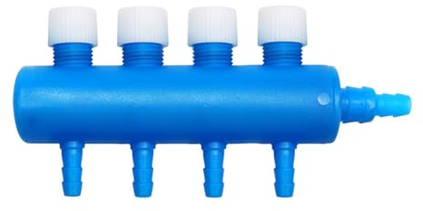 MagiDeal Válvula de control de flujo de para, salida de, distribuidor, práctico y ligero, 4 Maneras