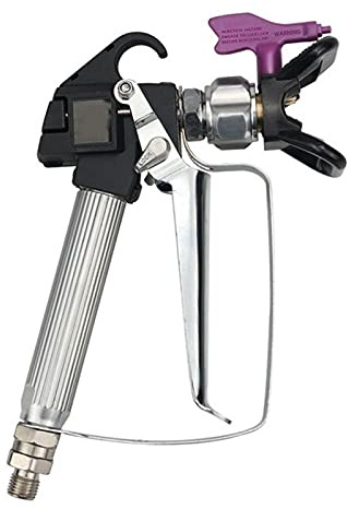 Pistola a spruzzo con 519 ugello Airless Paint Spruzzatore Accessori 3600PSI Vernice spray in lattice Olio for la vernice spruzzatrice Soffiaggio comodo(With Base Tip)