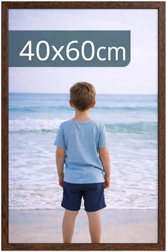 Cadre Photo 40x60 cm - Bois MDF - Verre Acrylique - Affiche Photo Poster | Entreprise Française - Cadre Mural - Décoration Tout Style