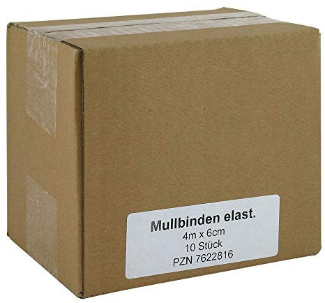 MULLBINDEN 6 cmx4 m elastisch 10 St