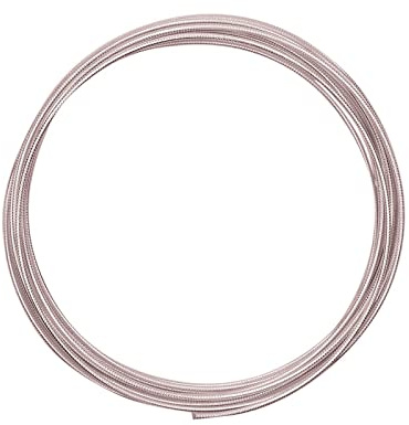 Vaessen Kreativ aluminiumtråd präglad rund 2 mm 5 m dimmig rosa,
