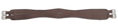 Vielseitigkeits-Gurt, spezielle Form, verhindert Scheuern, elastische Enden, Braun, braun, 127 cm