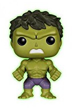 Funko - Pop Collection - Avengers Age of Ultron - Hulk Glow in the dark - Exclu - 0849803053314