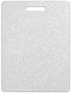 Dexas Original Jelli Planche à découper 8.5 by 11 Motif granit naturel et blanc.