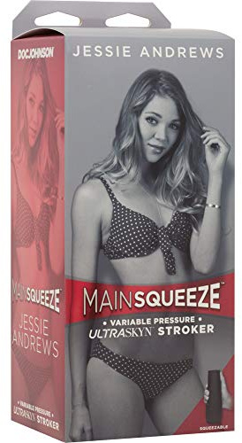 Doc Johnson Main Squeeze Jessie Andrews Puss Vanille Fleisch, Black, DJ-5200-07-BX