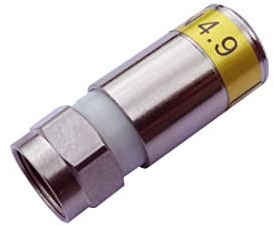 Cablecon F-56-CX3 - Conector de compresión (40 unidades, 4,9 mm)