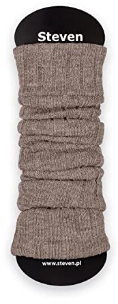 STEVEN Guêtres en Laine I I Jambières pour Femmes et Filles I Menottes de Jambe Laine Épaisse Idéal pour l'hiver I Chauffe-chevilles en Taille Unique
