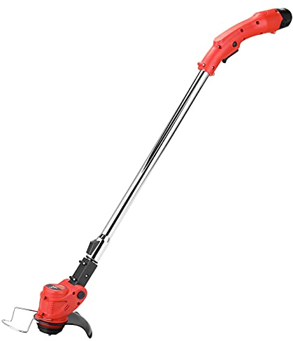 XUMI Cortabordes A Batería Inalámbrica 2 En 1, Ligero Portátil Estirable Cortacésped 12V con Baterías Recargables De 2.0 Mah Y Cargador para Herramienta De Poda De Jardín De Césped,1 Battery