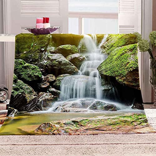 okoikfc Kuscheldecke Flauschig 220x240 cm 3D Fallen Decke Fleecedecke - Wohndecke, Sofadecke XXL, Decke Couch Blanket, Kuscheldecke Große, Sofa überwurfdecke