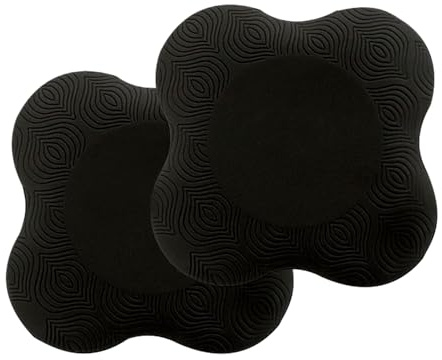 2 Stück Yoga-Knieschützer, Rutschfeste Yoga-Knieschützer, Yoga-Handgelenk- Und Ellenbogenstützpolster, Rutschfeste Yoga-Knieschützer Für Pilates-übungen Und Fitness (Schwarz)
