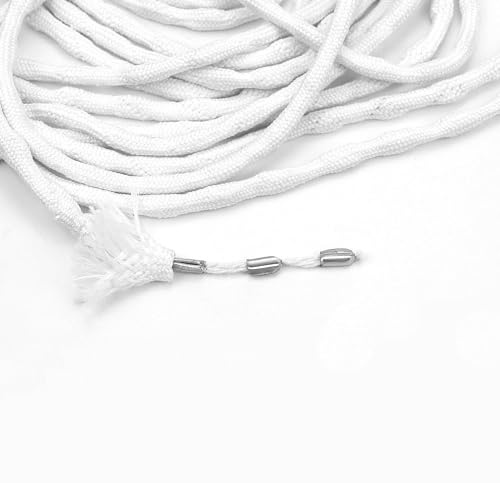 Yungeln Cable de Plomo para Cortinas Cortina de 5M Cinta de Plomo Pesada Cinta de Plomo para Cortinas Cortina de Ducha Mantel Alfombra de baño Mosquitera