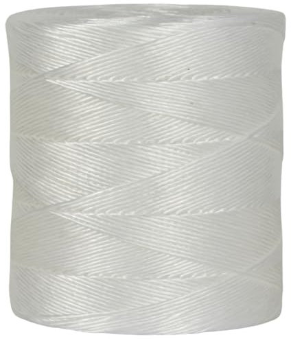 Corderie Italiane 002095989 Spago Rafia titolo 500, Bianco, 4,5 kg, 2000 mt