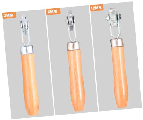 Beatifufu Set 3 Pezzi Compattatore Per Pneumatici Auto Rulli Da 3 Mm, 6 Mm e 12 Mm, Strumento Leggero Per Riparazione Pneumatici, Riduzione Bolle D'aria Per Tenuta Duratura Delle Toppe
