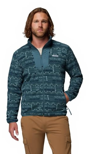 Columbia Sequoia Grove Printed Full Zip Giacca in pile con zip intera Uomo (Pacco da 1)