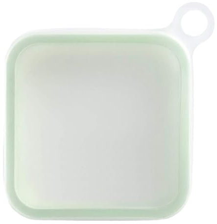 Hxhsgmeh Portatile in Silicone per Sandwich, Toast, Pranzo al Sacco, Contenitore per Alimenti con Maniglia, Snack, Ufficio, Studenti,
