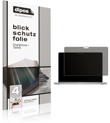 dipos I Protection écran de Confidentialité compatible avec MacBook Pro M4 14 pouce 2024 Protecteur d'écran Privacy Anti-Espion
