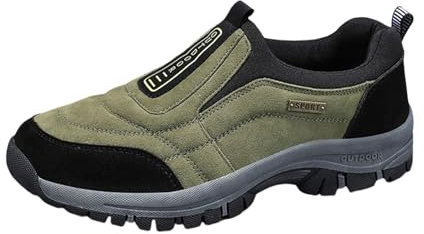 Generisch Schuhe Herren Low Sneaker Outdoorschuhe Turnschuhe Sportschuhe Ohne Schnürsenkel Walkingschuhe Fitness Sporthalle Freizeitschuhe fur Running Walking Jogging