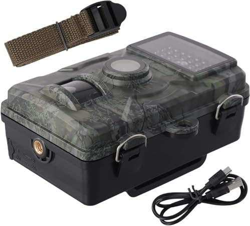 Caméra de chasse HD, caméra de chasse de champ multifréquence de 16 MP, caméra de capture vidéo HD 1080P, caméra d'extérieur HD, étanche, IP66, capteur infrarouge, caméra de surveillance, caméra d