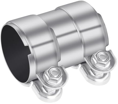 Fascetta di Scarico, 60 mm x 95 mm Terminale di Scarico in Acciaio Inox Universale